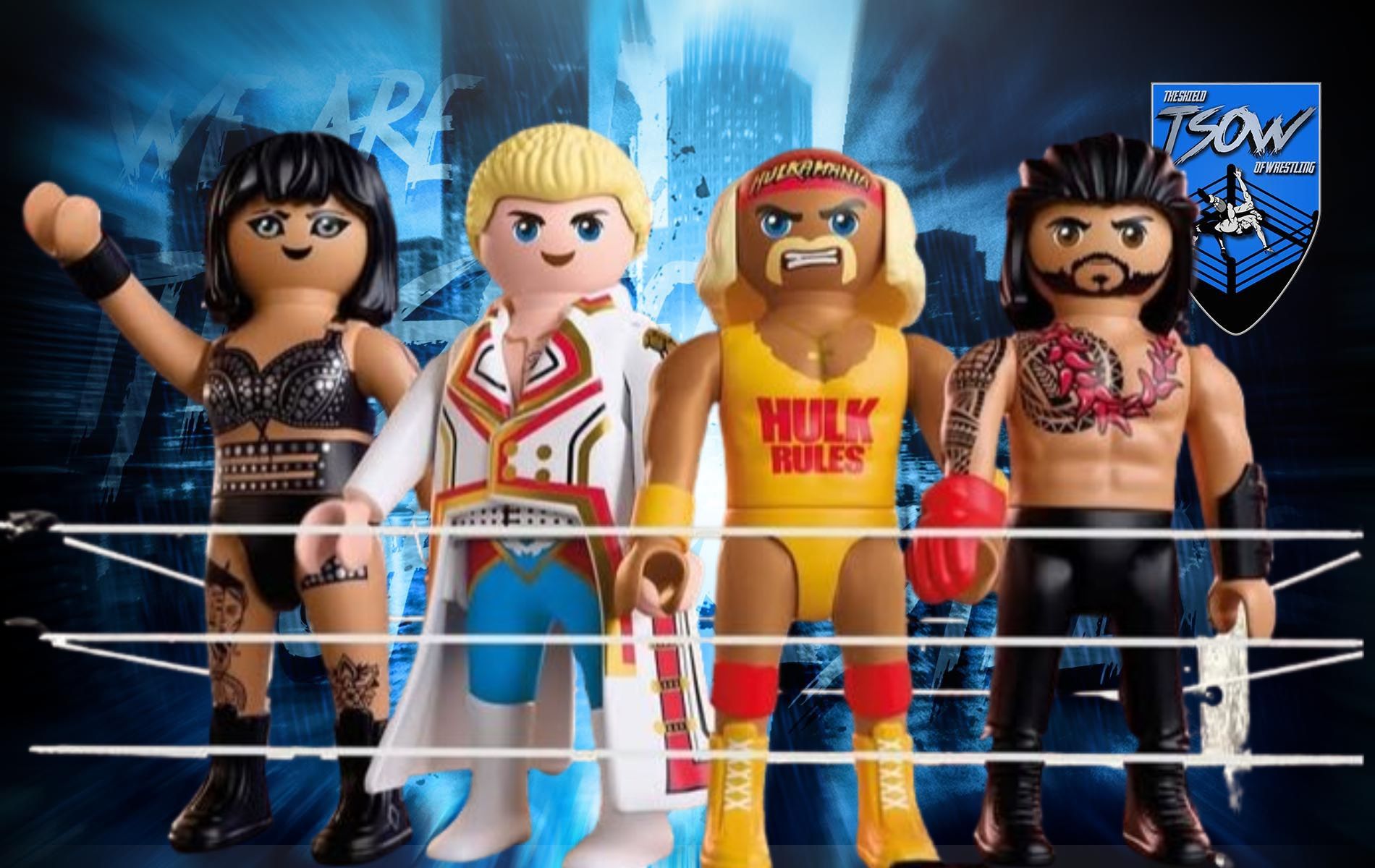 WWE, arriva la partnership con Playmobil