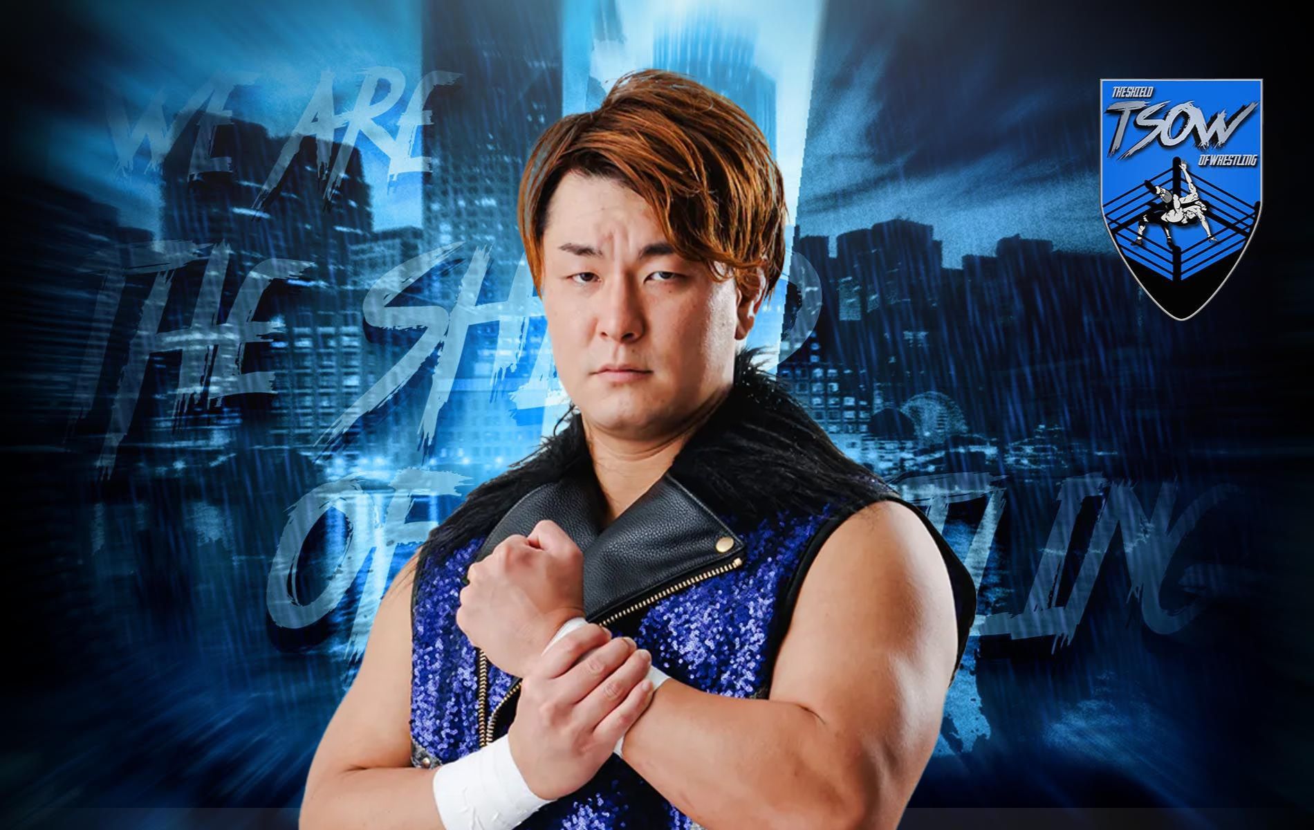 Yuma Aoyagi sospeso dalla AJPW a causa di un incidente