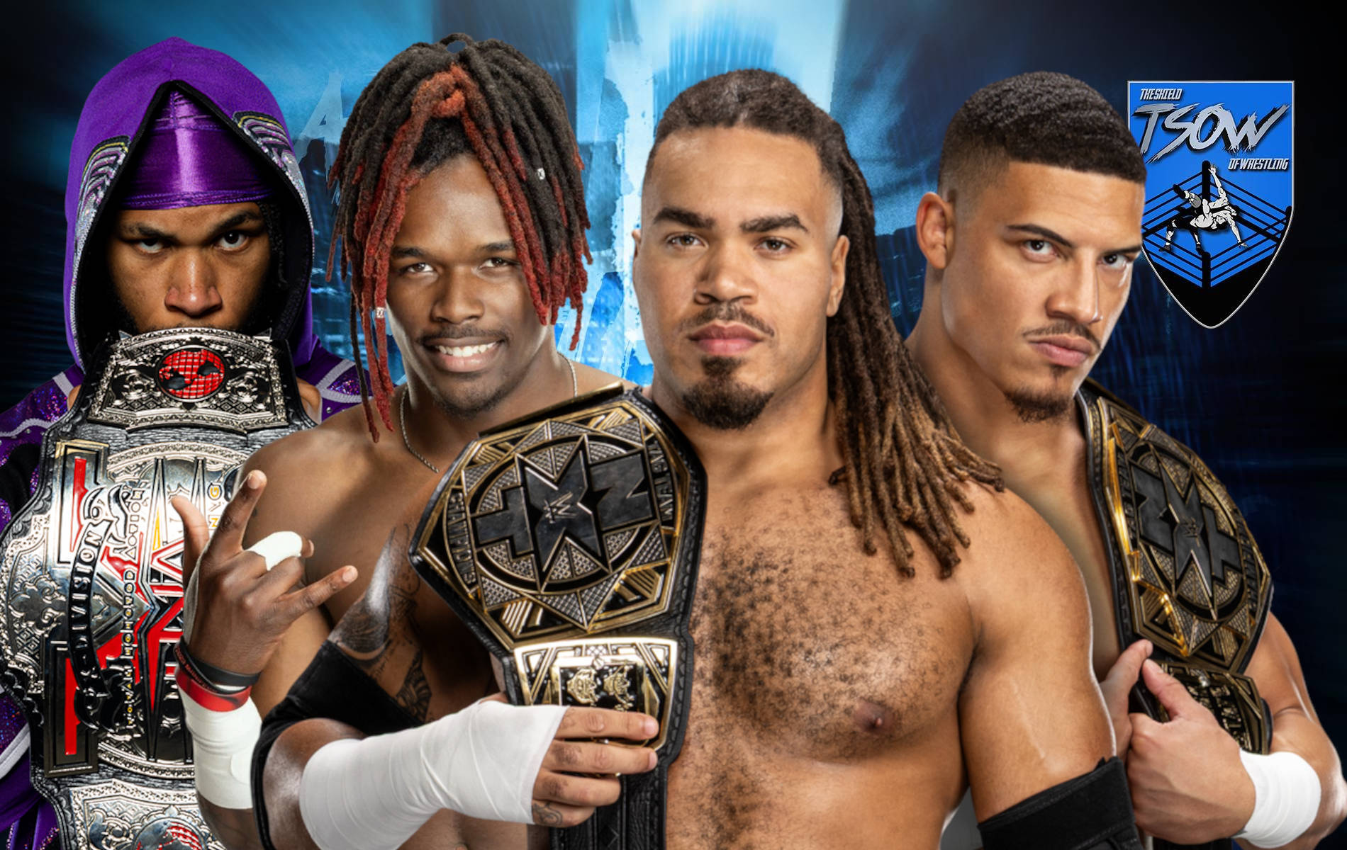 DarkState batte Je'Von Evans e Leon Slater a NXT Gold Rush
