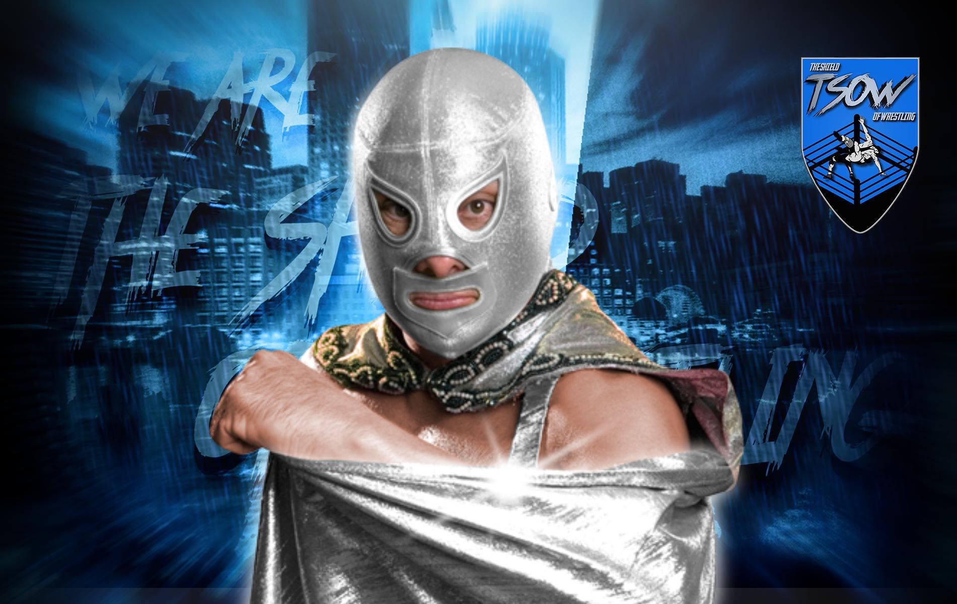 Andrade saluta El Hijo del Santo nella notte del ritiro