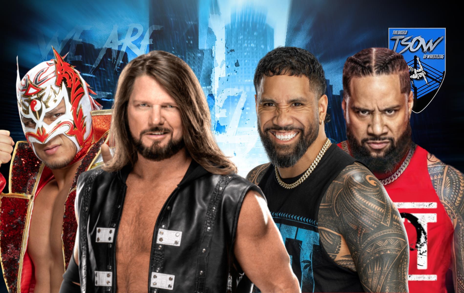 AJ Styles e Dragon Lee vs Usos si farà a RAW del 29/12