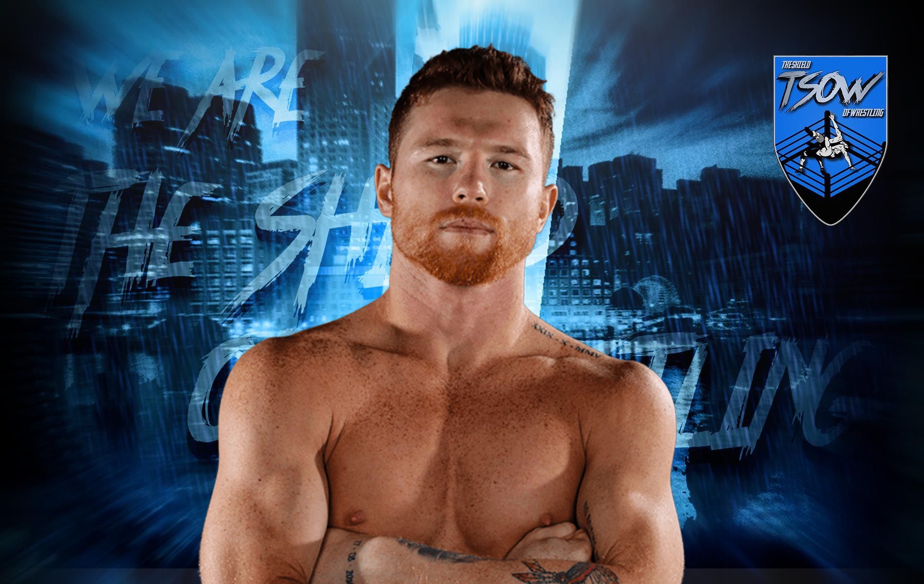 Canelo Alvarez presente a AAA Guerra de Titanes 2025