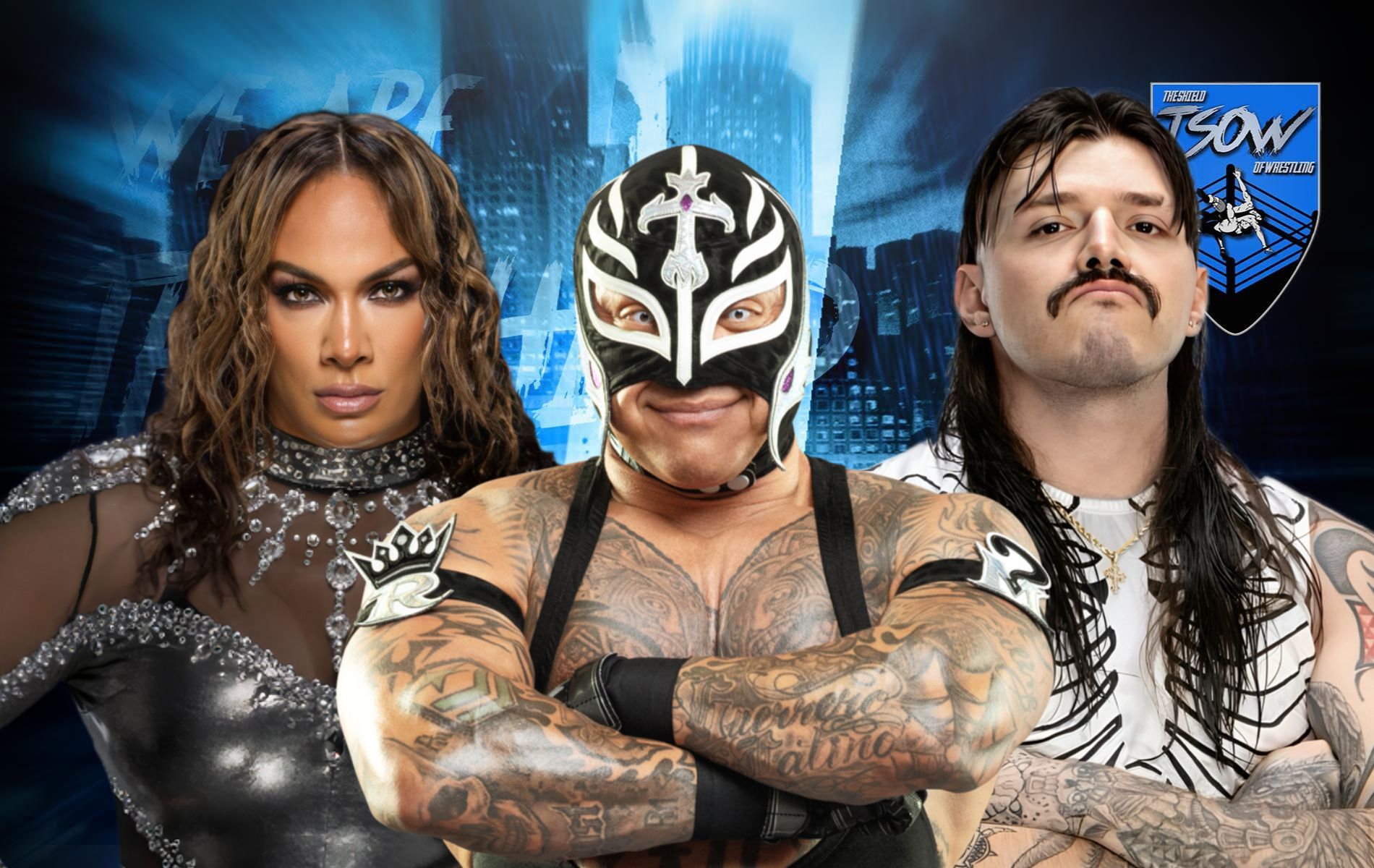 Rey Mysterio, Dominik e Nia Jax ricevono le chiavi di San Diego
