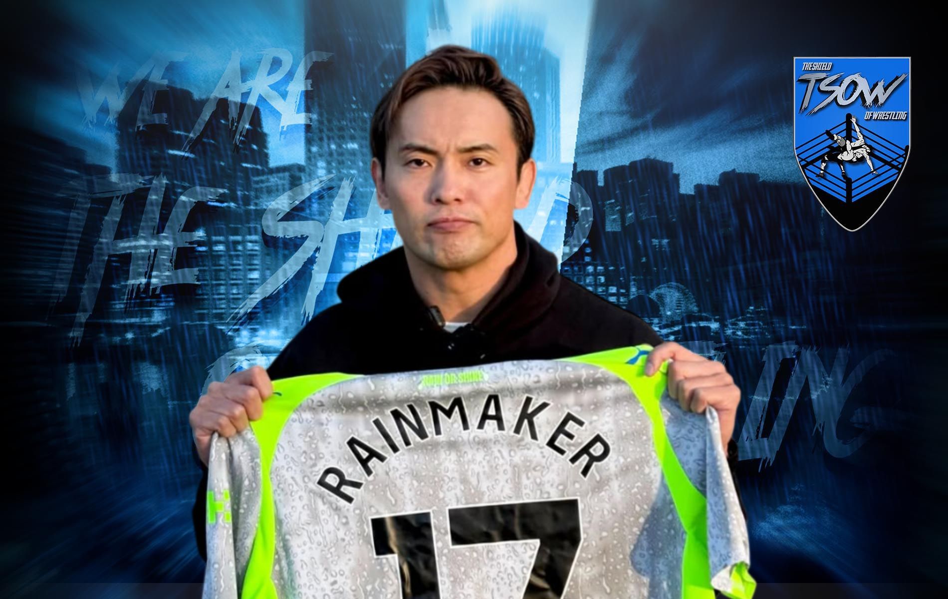 Kazuchika Okada visita l'Etihad Stadium a Manchester
