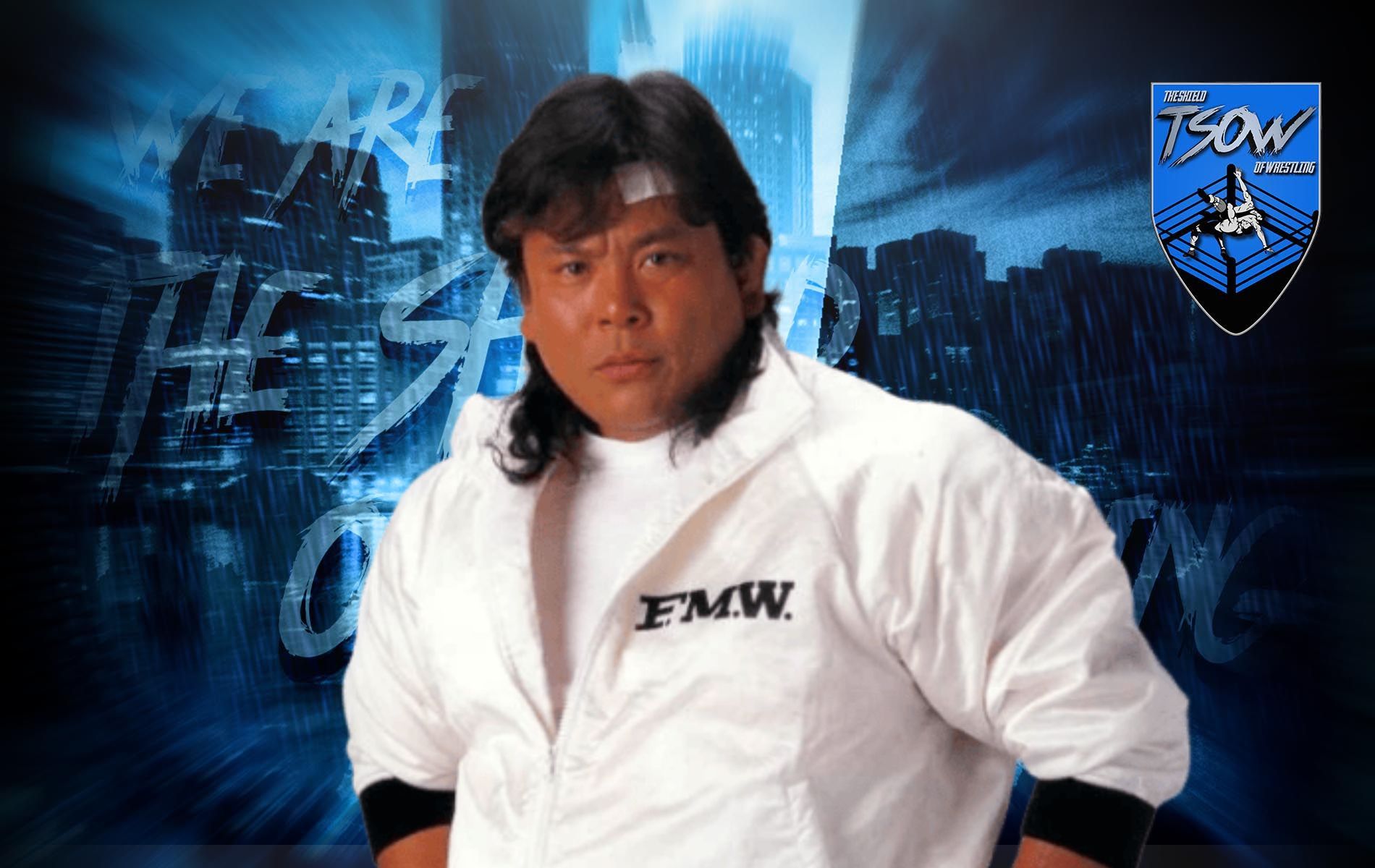 Atsushi Onita ha rischiato un grave infortunio a Hiroshima
