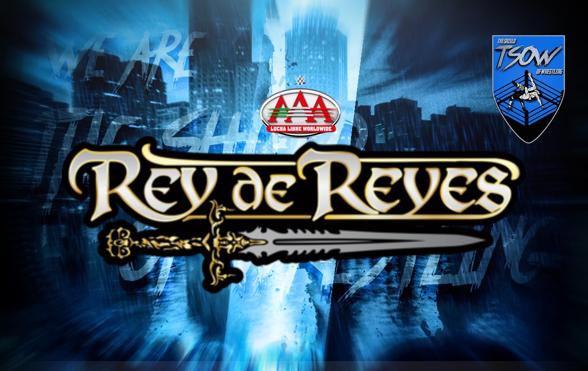 La card di AAA Rey de Reyes 2026