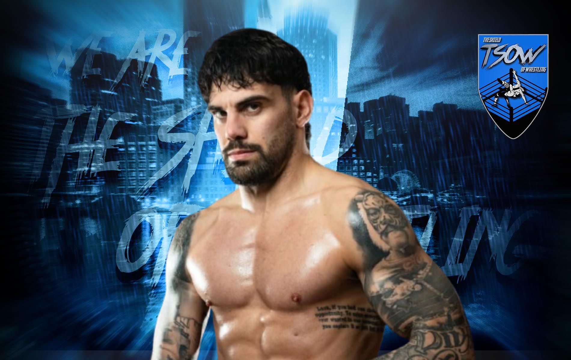Nico Inverardi deve fermarsi con il wrestling