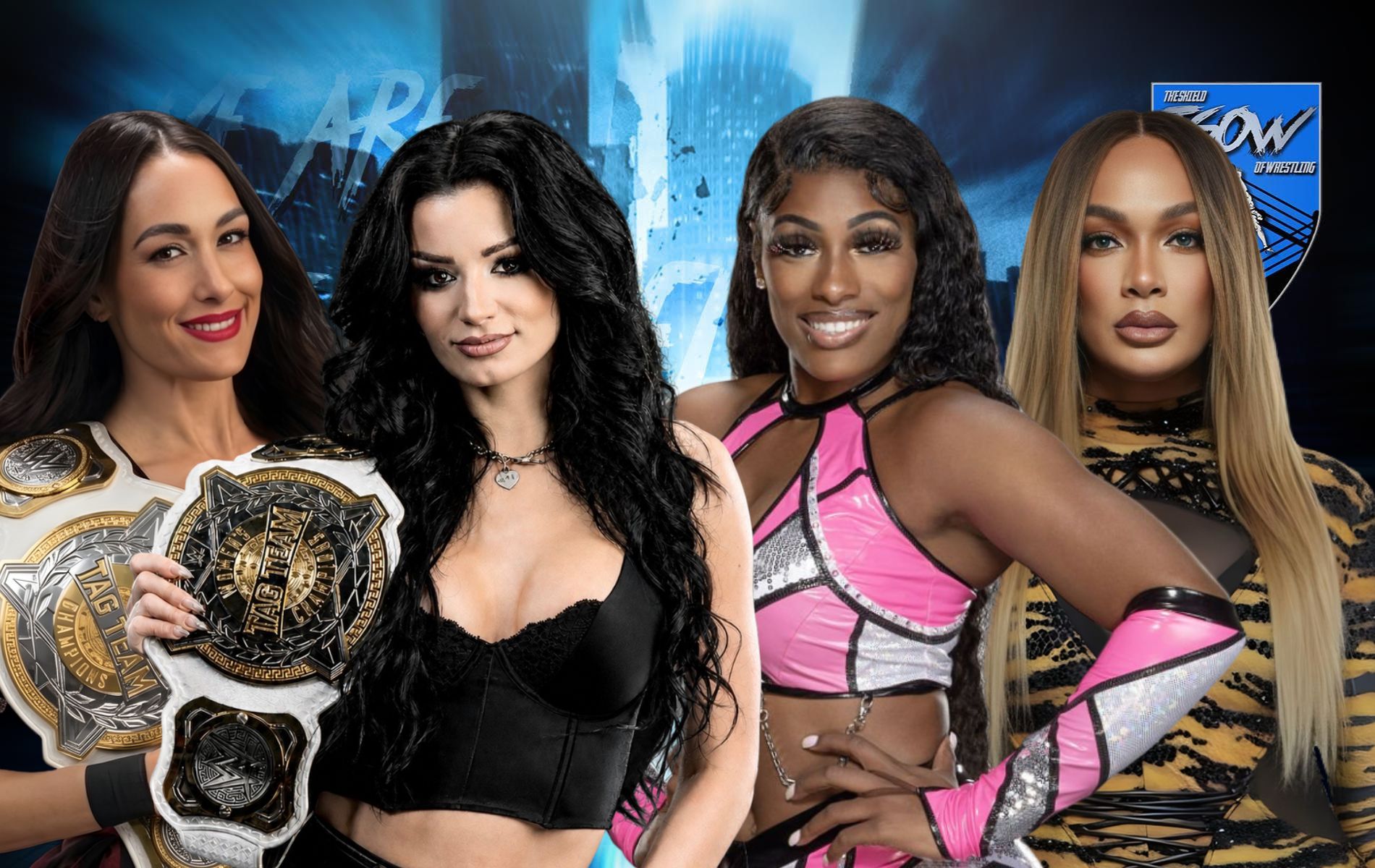 Paige e Brie Bella battono le Irresistible Forces a SNME